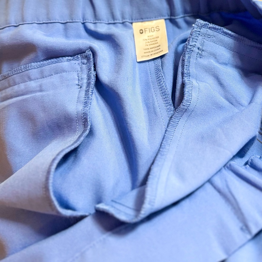 Figs Women’s Ceil Blue Scrub Pants Limited Edition - Picture 7 of 9